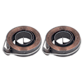 Miniatyrbillede 2 af 8: 2 stk. Borpressespring, Quill Feed Return Spiralfjeder 0,8x10 Dobbelt Krog 37mm Ydre Diameter
