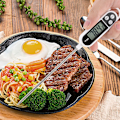Miniatyrbild 3 av 8: Digital Precisionsmatlagningstermometer, snabbläsande termometer för kött med lång rostfri sond, noggrannhet ±0,5℉ för säker förvaring
