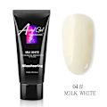 Miniatyrbilde 1 av 2: 15ml Profesjonell Rask Krystall Negleforlengelseslim Manikyr UV Gel Builder 4#MELK HVIT