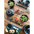 Miniatyrbild 4 av 6: Diskmaskinssäkra ätpinnar, återanvändbara ätpinnar för asiatisk matupplevelse, halkfri design, miljövänliga, hälsosam mat, utsökt presentförpackning