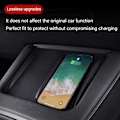 Miniatyrbilde 8 av 8: Anti-Sklimatte for Billading, Silikon Mobilholder, Trådløs Lader, Beskyttende Pute, Erstatning for Tesla Model 3 Y