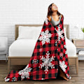 Miniatyrbillede 2 af 4: Juleplaid Julepynt Sort Rød Buffalo Plaid
