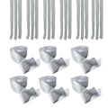 Miniatyrbild 1 av 6: 6 st serpentinerpapper (4,5 cm x 25 m/rulle) crepepapper serpentiner,