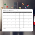 Miniatyrbild 2 av 5: Omskrivbar magnetisk whiteboard kylskåpskalender meddelandetavla månadsplanerare