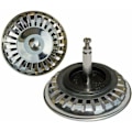 Miniatyrbilde 1 av 5: Universal kjøkkenvask-preparer 7,6 cm (Ø80 mm), for eksentrisk vask / rustfritt stål