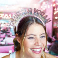 Miniatyrbillede 5 af 5: Fødselsdagspige Tiara Hårbånd Hovedpynt Piger Fest Hår