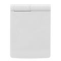 Miniatyrbillede 2 af 6: Bærbar LED Makeup Spejl Moderne Desktop Foldbar Fyldlys Spejl Kosmetik Værktøj Hvid