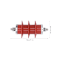 Miniatyrbillede 6 af 8: 2 stk. 15KV Elektrisk Gærde Lynbeskytter Strømnet Højspændings Lynbeskyttere Havehegn Tilbehør 0,7 cm Hantråd