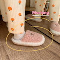 Miniatyrbild 4 av 6: Tofflor för kvinnor Fuzzy Cute Animal Memory Foam Indoor House Sl