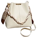 Miniatyrbillede 1 af 5: Stor kapacitet spandpose PU taske mode messenger taske niche