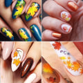 Miniatyrbild 3 av 5: Höstnagelstickers, självhäftande höstnagelsdekaler lönnlöv nagelkonstdesign för Thanksgiving, 12 ark, 9,5*6,3 cm