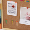 Miniatyrbild 4 av 6: Trä Push Pins Trä Tum Tacks för Anslagstavla Hantverk