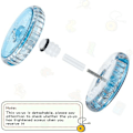 Miniatyrbilde 3 av 5: 2 stk LED Yoyo Leke, LED Lys Yoyo, Responsiv Kulelager Yoyo for Tenåringer