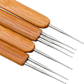 Miniatyrbild 6 av 7: 4 st Dreadlocks Sticknålar Smutsig Fläta Enkel Krok Dubbel Krok Starkare Mögelresistent Dreadlocks Verktyg