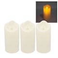 Miniatyrbillede 2 af 5: 3 stk. LED-lys flameløse genanvendelige batteridrevne te-lys, fest, bar varm lys