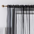 Miniatyrbilde 5 av 8: Voile Gardin Transparent Gardin i Ensfarget Stangedesign