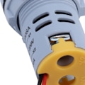 Miniatyrbillede 4 af 8: Digital Strømmåler Universal Amperemeter Signalindikatorlampe Lys AC 220V AD16‑22DSAGul