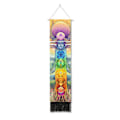 Miniatyrbild 1 av 5: Sju Chakra Dekorativ Väggbonad Gobeläng Bohemia Tarot Fas Tassel Gobeläng Boho Art Gobelänger För Sovrum Kontor Dekor