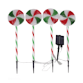 Miniatyrbilde 3 av 5: Solcelled Lollipop-lys IP65 Vanntett 8 Moduser 1 for 4 Dekorative LED Julelemp for Hage Sti Gårdsplass