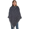 Miniatyrbilde 5 av 5: Hettegenser i strikk for kvinner, boho-stil, stor størrelse, høst og vinter