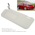 Miniatyrbild 8 av 8: Solskydd, vänster sida, förarplats, BBM2 69 320C 75, ersättning för Mazda 3 Hatchback 2010‑2013