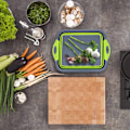 Miniatyrbild 6 av 6: Platsbesparande Campingkompis, Hopfällbart Diskho Med Dräneringssystem För Utomhusmatlagning, Livsmedelsgodkänd PP TPR Hopfällbar Diskbänk För Picknickar Grillar,