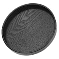 Miniatyrbilde 5 av 8: Rund Serveringsbrett i Massivt Tre for Te, Kaffe, Snacks, Mat, Restaurant, 24cm