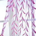 Miniatyrbild 8 av 8: Spets Blommig Skir för Fönster Dörr, Broderade Dörrgardiner Högkvalitativ Polyester Transparent Spets Tyg Elegant Design för Vardagsrum Sovrum