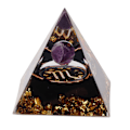 Miniatyrbild 1 av 5: 5 cm Pyramid Positiv Energi Healing Kristall Pyramid Meditation Organisk Sten Pyramid Zodiak Energi Generator Skorpion