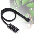 Miniatyrbillede 7 af 8: 4-polet PWM Fan Hub, 4-polet Stik til CPU Fan PC Fan Hub