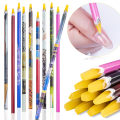 Miniatyrbillede 1 af 7: Selvklæbende Harpiks Rhinestones Picker Blyant Neglekunst Gem Krystal Pick Up Tool Rhinestone Pickup Pen Lang 10 stk