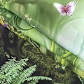 Miniatyrbild 4 av 5: Grön Djungel Gobeläng 150×130cm Skog Väggduk Fantasy Saga Vägg Hängande Gobeläng för Barn Sovrum Vardagsrum Sovsal Vägg