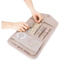 Miniatyrbillede 4 af 5: Bagsmart Smykke Organiser Taske Til Rejser, Smykke Opbevaring Rejsetilbehør Til Ringe, Øreringe, Halskæder, Ure, Sort