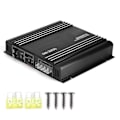 Miniatyrbillede 2 af 5: 3800W 2-kanals lydforstærker 12V Sort Aluminium Legering Auto Bil Hifi Stereo Amp