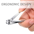 Miniatyrbild 5 av 6: 28 st fingernagels nagelklippare bulk tjocka rostfritt stål tånagelklippare nagelklippare set för män och kvinnor