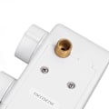 Miniatyrbillede 4 af 8: G1/2 Bidet Vandsprøjte ABS Dobbelt Dysesæt Badeværelse Toilet Bidet Tilbehør til Gravide