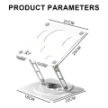 Miniatyrbillede 2 af 5: Tablet-stativ, justerbar og foldbar, 360° rotation