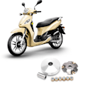 Miniatyrbild 8 av 8: Komplett Variator-Montering Rulldrivhjul Ersättning för GY6 50cc 80cc 139QMA 139QMB Scooter