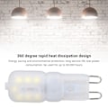 Miniatyrbilde 8 av 8: 6 stk G9 LED-pærer Dimmbare 3W Energibesparende 360 Graders Lys Pære for Taklamper og Hengelamper Hvit Lys 220-240V