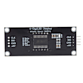 Miniatyrbild 1 av 2: LED-displaymodul med 4 siffror, 7-segments, passar för Arduino, bibliotek TM1637.h, grön