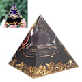 Miniatyrbild 2 av 5: 5 cm pyramid av positiv energi helande kristall meditationsorganisk stenpyramid zodiak energigenerator Vattumannen