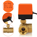Miniatyrbillede 5 af 5: 2-3 Vejs Ventil Zonenventil Elektrisk Kugleventil 1\" 3/4\" Motorkuglehahn 230V