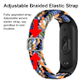 Miniatyrbillede 5 af 8: Flettet Solo Loop-rem kompatibel med Xiaomi Mi Wristband