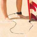 Miniatyrbilde 2 av 5: TPU Sterk Surfing Surfboard Surfebrett Leash String Bein Fot Tau Black Surfboard Fot Tau