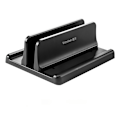 Miniatyrbild 1 av 5: Vertikal Laptop Stativ, Justerbart Laptop Stativ, Vertikal, 3 i 1 Laptop Stativ, Platsbesparande för MacBook, Notebook, iPad, Bärbara datorer upp till 17,3 tum,
