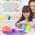Miniatyrbild 5 av 5: Stjärnhimmel Origami Papper 100 Ark 6 Tum Kvadrat Olika Färg på Båda Sidor Hantverk Origami Papper Konst