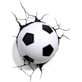 Miniatyrbild 1 av 5: 3D Fotboll Väggdekal För Pojkrum, Högkvalitativ Fotbollsväggdekor Med Anpassningsbar Stil Och 3D-Effekt För Sovrum, Klassrum Och Mer