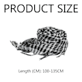 Pikkukuva 4 / 5: Mustavalkoinen Unisex-Houndstooth-Stoli Keffiyeh-Tupsuhuivit Aavikon Armeijan Kaulahuivit