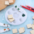 Miniatyrbillede 4 af 6: 10 stk. Firkantede Træstykker Ubehandlede Firkantede Blanke Træstykker, til DIY Håndværk, Maling, Udskæring, Underlag, Jul, Hjemmedekoration