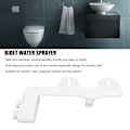 Miniatyrbillede 7 af 8: G1/2 Bidet Vandsprøjte ABS Dobbelt Dysesæt Badeværelse Toilet Bidet Tilbehør til Gravide